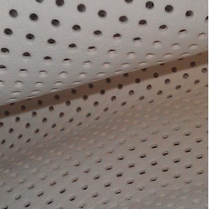 Perforated leather